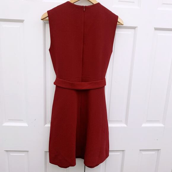 Sandro Emel Belted A-Line Mini Dress - Picture 8 of 12